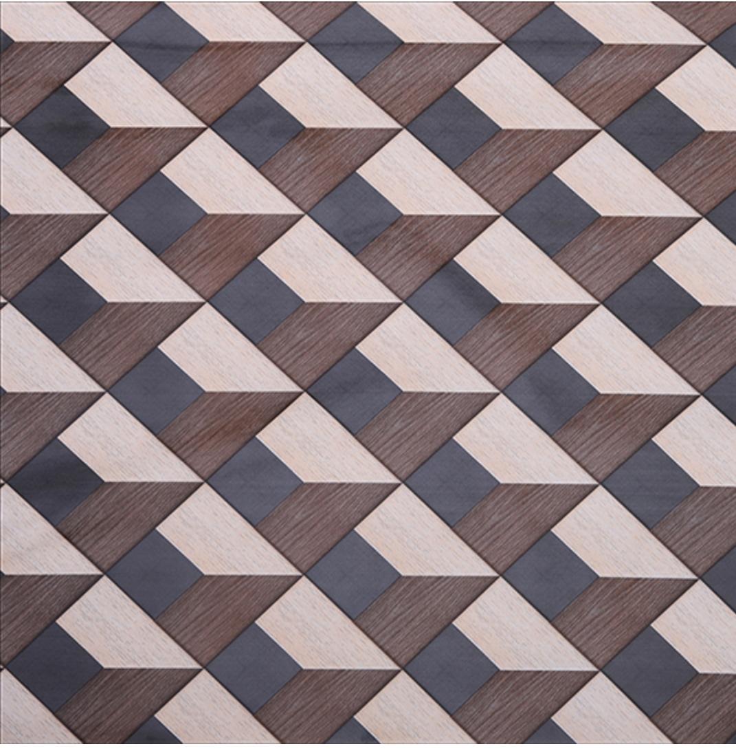 Modern 3D Geometric Pattern Carpet